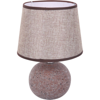 Настольная лампа LUMION TAREKA 8213/1T CLASSI LN25 Е27 1*60W 220V коричневый, керамика/текстиль